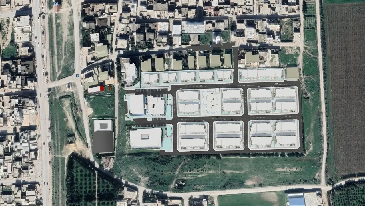 Plan masse satellite